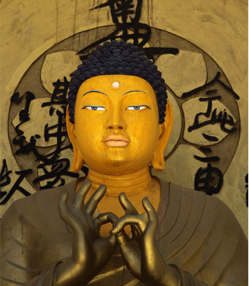 Buddha Statue in Leh Photo Buddha Statue in Leh